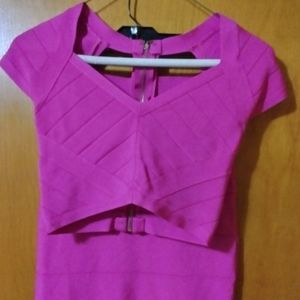 Bebe size small two piece skirt set